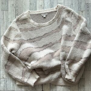 Barefoot Dreams Cozychic seaside crewneck pullover size 2X